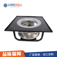 朗伟 新风散热低噪后倾离心大风量风机 EC外转子涡轮离心风机厂家