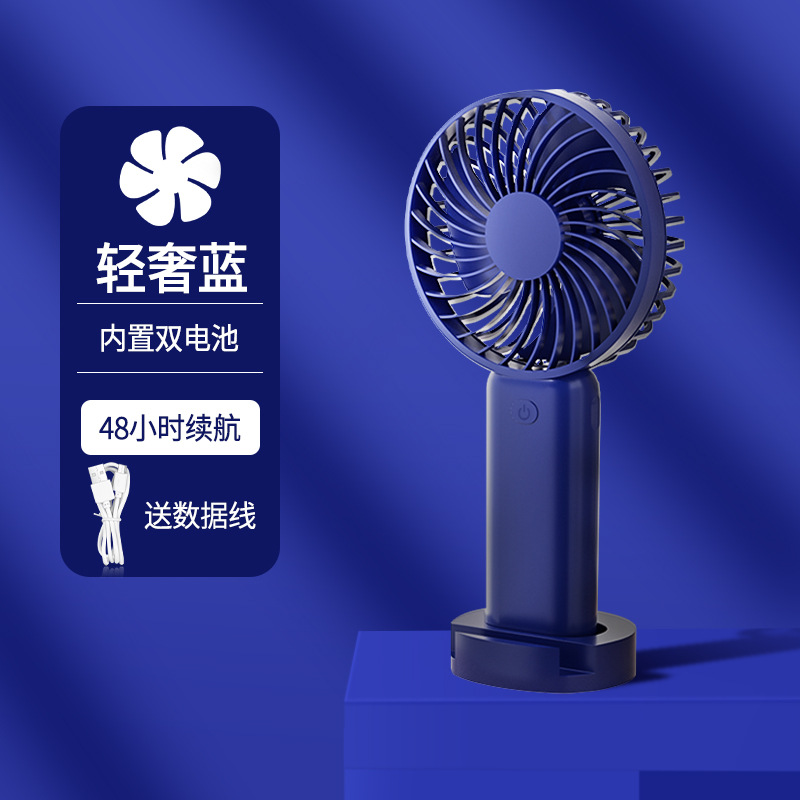 Ventilador de mano modelo de carga de ventilador pequeño usb con pantalla digital Mini ventilador de mano certificado KC/PSE 5 archivos al por mayor