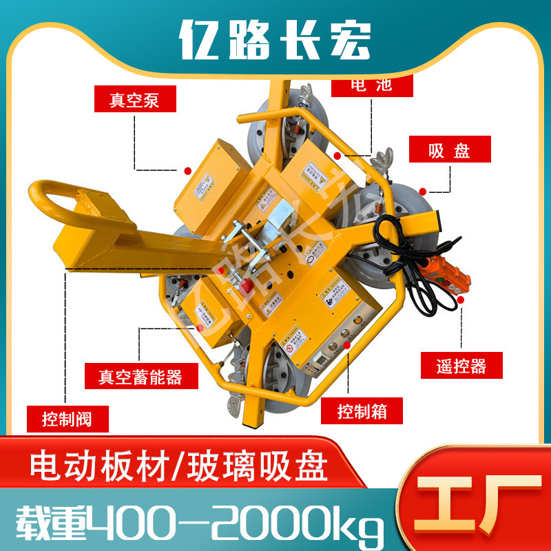 电动玻璃吸盘 幕墙翻转真空吸吊机 旋转助力机械手 真空吸盘