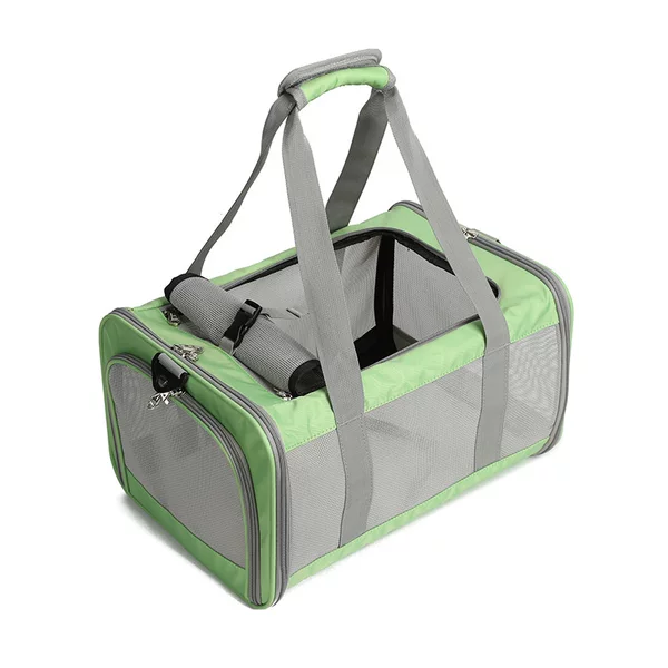 Foldable, Breathable, Lightweight Cat Carrier, Pet Travel Tote Bag, Expandable Airline Bag, Portable Large Capacity for Cats