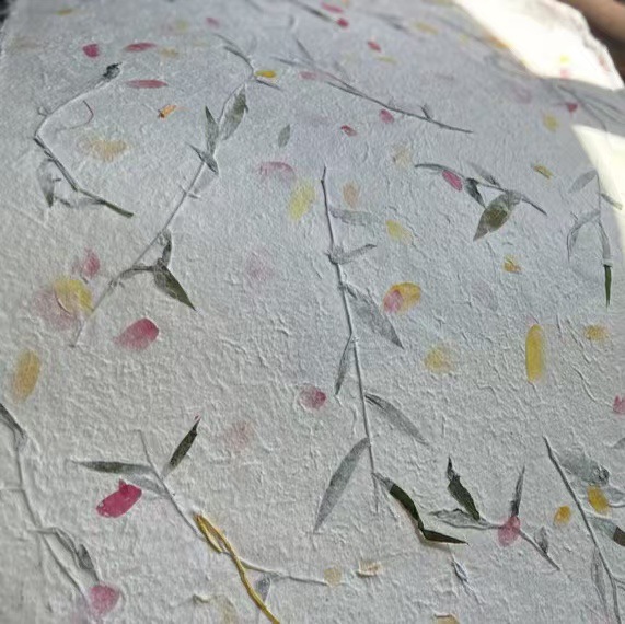 대나무잎꽃종이 80*55cm