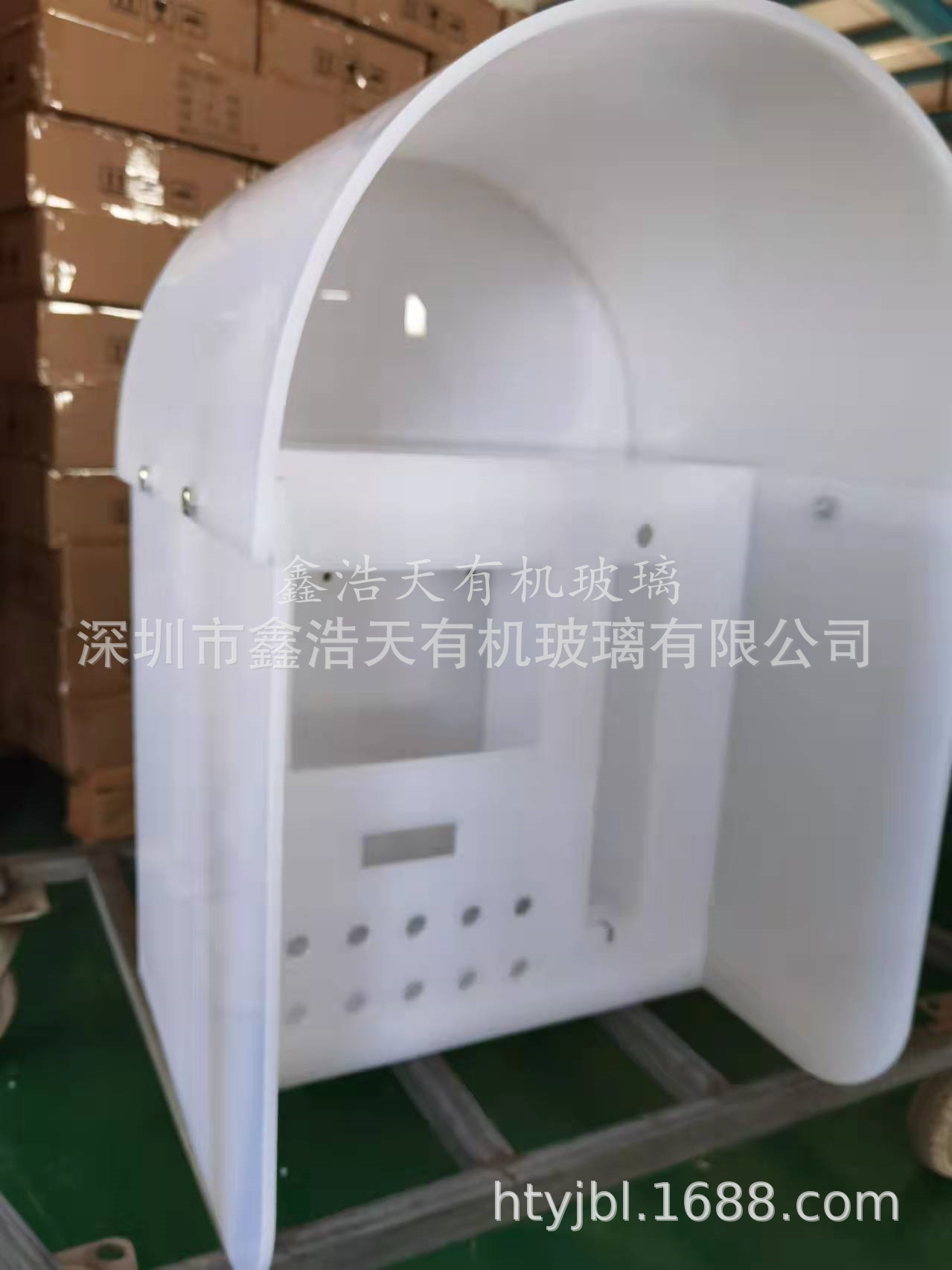 亚克力话机防护罩设备防尘防水罩指纹防尘罩门禁防雨罩刷卡机罩