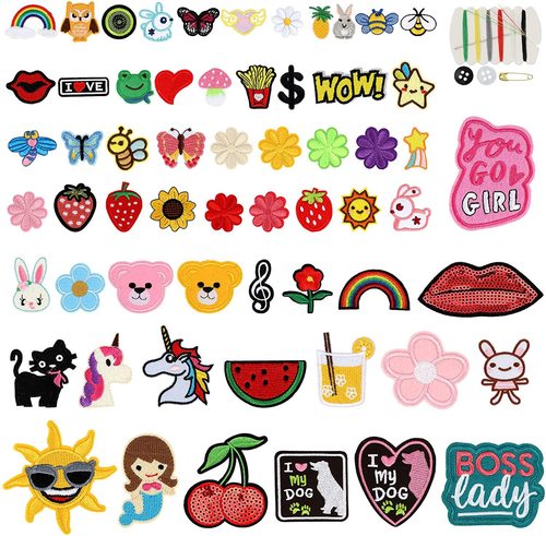 Embroidered cloth stickers for children, cartoon cloth stickers, DIY clothes, bags, pants decorative patches, factory direct sales