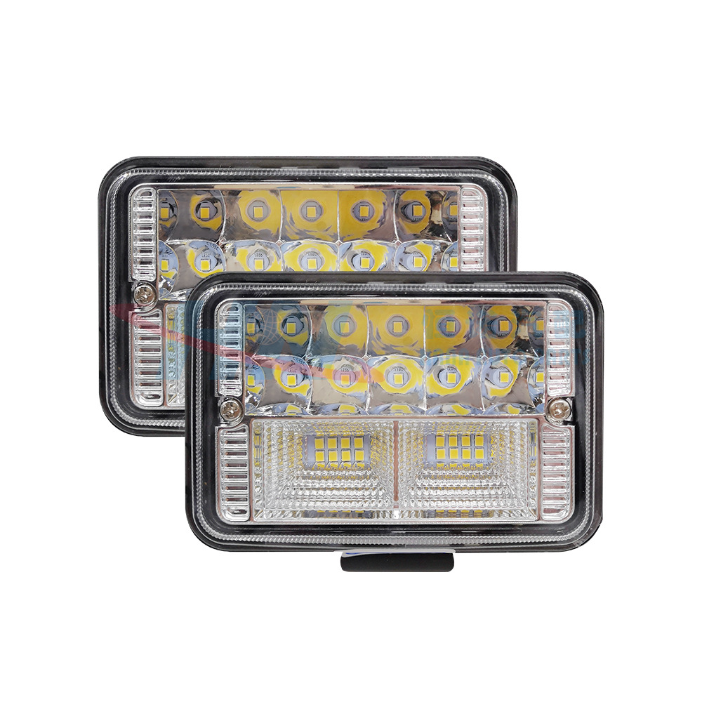 Luz del trabajo del coche LED, luz de destello cuadrada luz auxiliar luz modificada luz de trabajo fuera de carretera