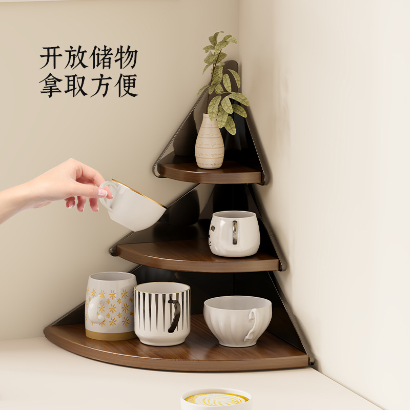 Portavasos de Esquina para Mesa, Organizador de Tazas para Cocina