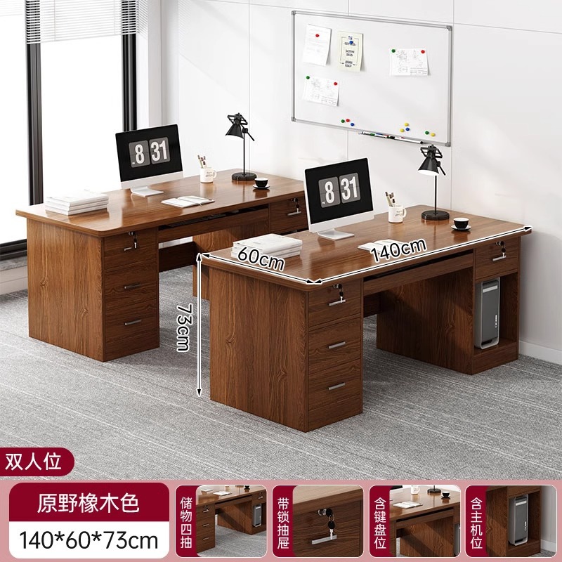 Mesa de computadora mesa de escritorio mesa de oficina silla combinación mesa de jefe mesa de oficina