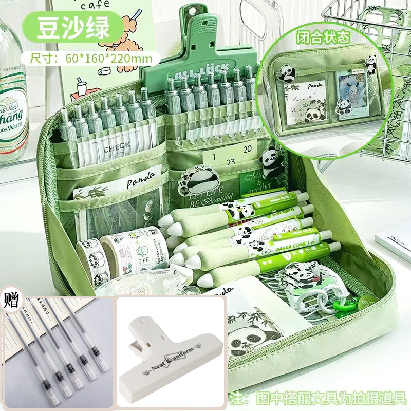 Nueva caja de lápices de gran capacidad de 12 capas de alto aspecto dopamina chica papelería caja de lápiz de almacenamiento de estudiantes de secundaria