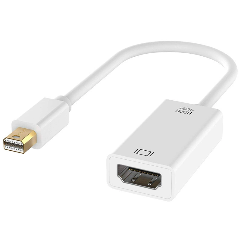 Мини DisplayPort на HDMI адаптер, поддержка 4K, совместим с Thunderbolt, варианты 30/60 Hz