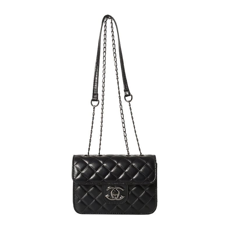 Bolso de Mujer de Lujo Ligero, Nuevo Modelo 2026, Bordado, Acolchado, con Cadena, de Hombro y Cruzado, Bolso Cuadrado Pequeño para Mujer