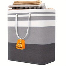 N 53425 Foldable Stripe Laundry Hamper �۵�����������