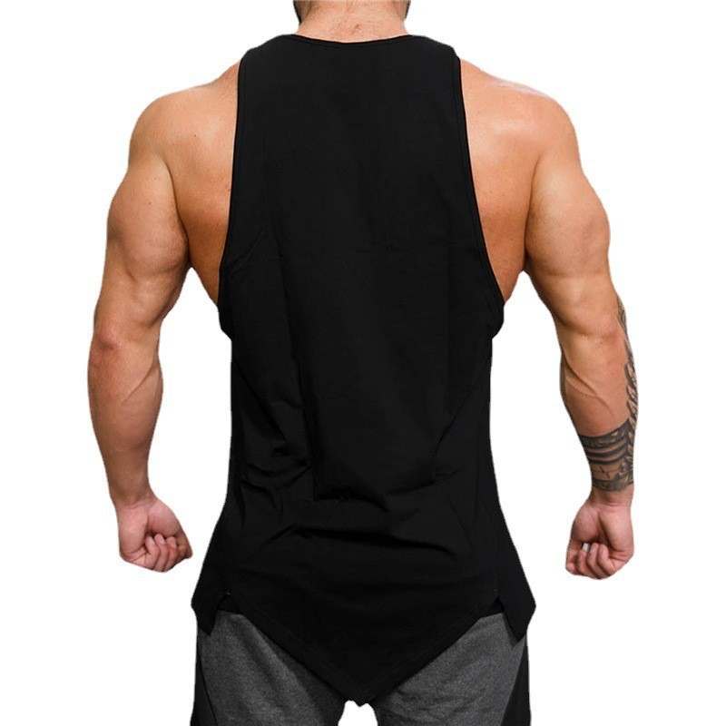 Hombres de fitness casual camiseta sin mangas culturismo entrenamiento muscular chaleco Verano de secado rápido transpirable deportes correr ropa