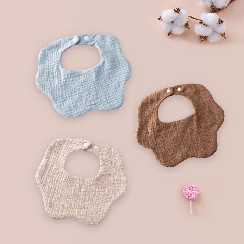 Children's gauze cotton eating bib