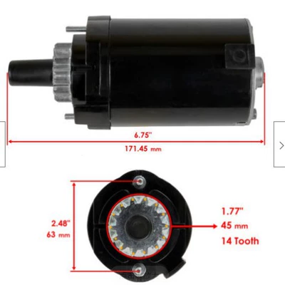 Kohler 20-098-01 20-098-01S 20-098-05 qazonbiçən start mühərriki