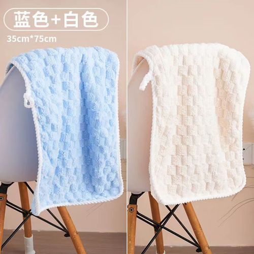 Cloudyge Towel Bath Towels Wholesale Coral Fleece Towels Absorbent Hand Towels Hanging Cute Towels 23 New Style for Men and Women