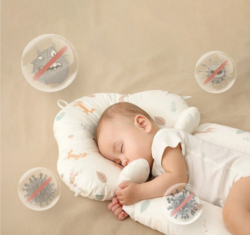 新款婴儿专属U型防偏头定型枕新生儿宝宝安抚枕睡觉矫正儿童枕头