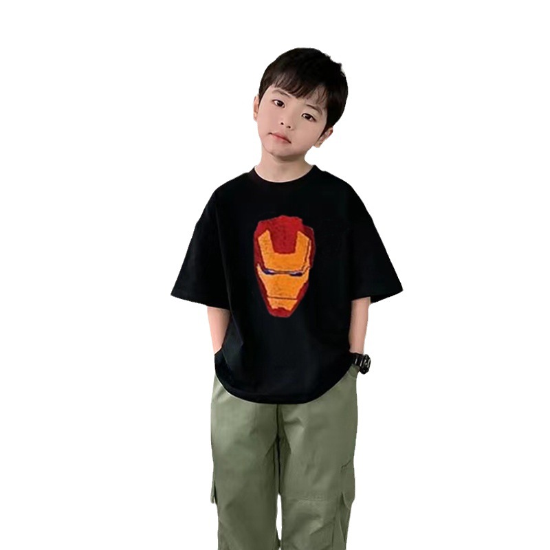 Camiseta de manga corta de algodón para niños ropa de verano para padres e hijos lentejuelas de dibujos animados para niños que cambian de color tops para niños entrega de una pieza
