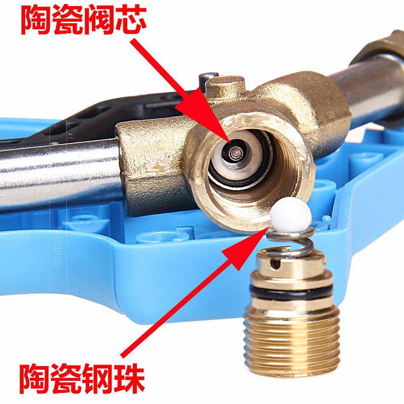 Cross-border high pressure cleaner 5000psi car wash high pressure 350kg water gun powerful car wash gun head water gun
