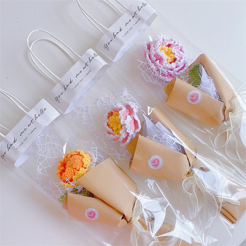 Creative gift small bouquet, sunflower artificial flower finished product, holiday gift for best friends and elders