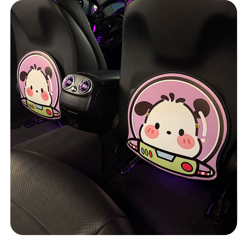 Astronaut Pacha Dog Anti-Kick Pad Universal Rear Seat Back Anti-Dirty Protective Pad Car Rear Pad Anti-Wear Pad