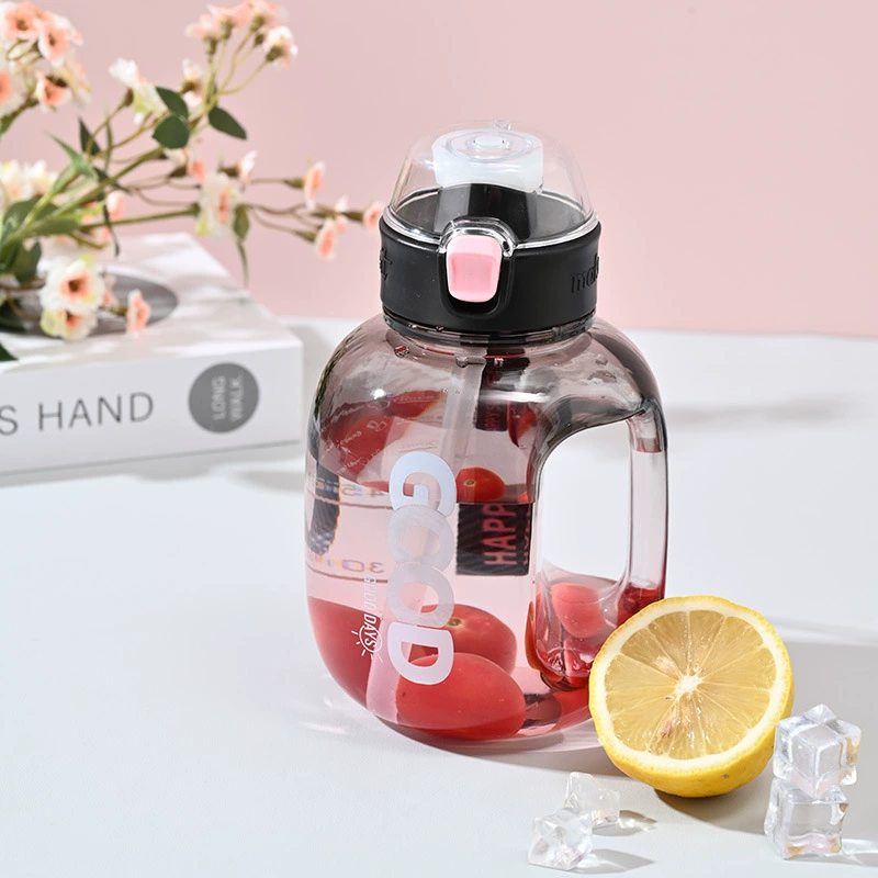 Capacious plastic teapot for gym, gradient