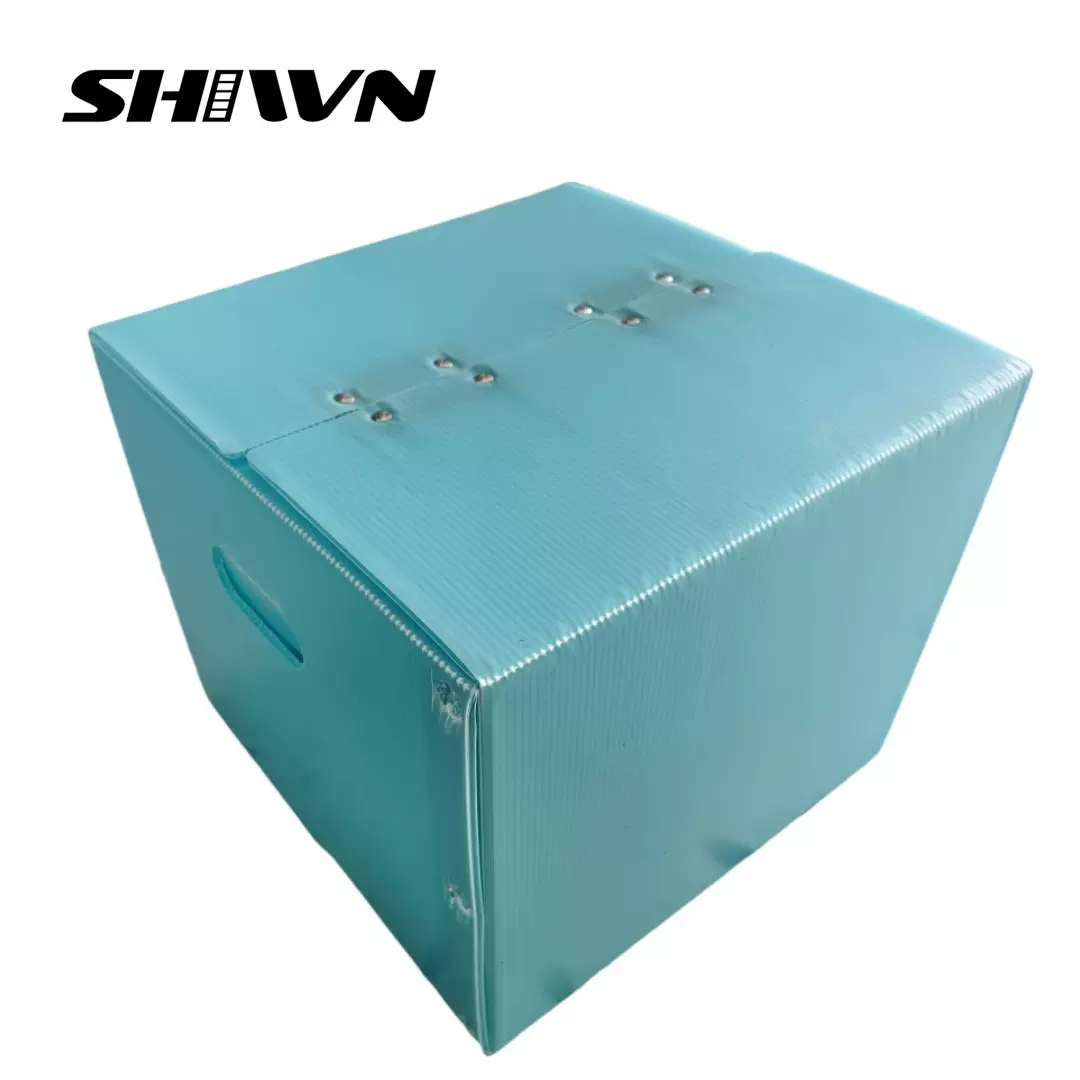 现货pp中空板周转箱塑料盒子pp工具箱水果箱盒中空板箱pp钙塑箱
