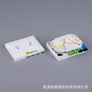 Factory foreign trade direct supply for telecommunications engineering four-core optical fiber panel 4 SC/LC optical fiber terminal box optical fiber wiring
