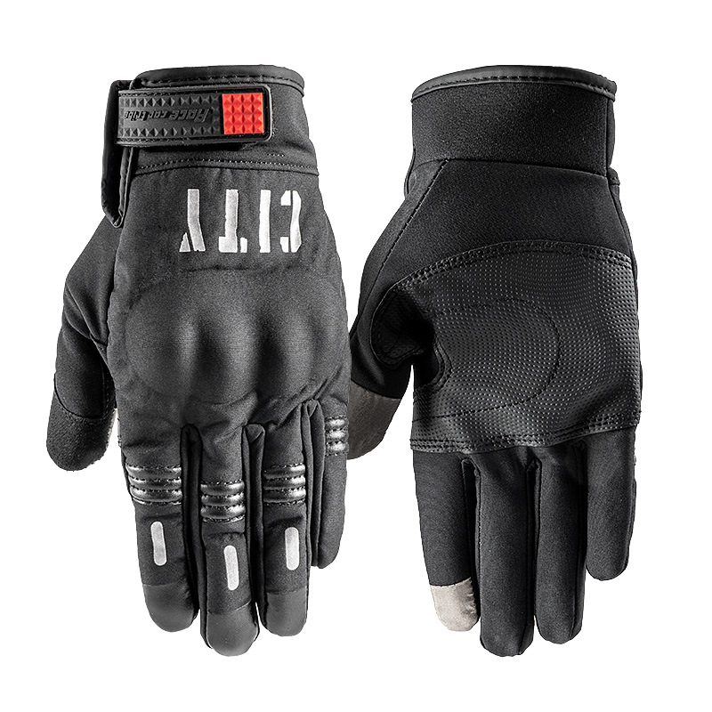 Tribe de carreras motocicleta guantes de montar primavera y otoño hombres y mujeres dedo completo resistente a la caída de la bicicleta motocicleta GST38