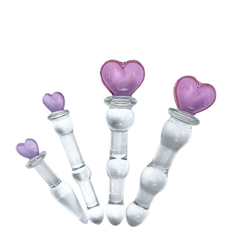Juguetes sexuales femeninos masaje palo consolador anal plug masturbación simulación cristal pene juguetes adultos