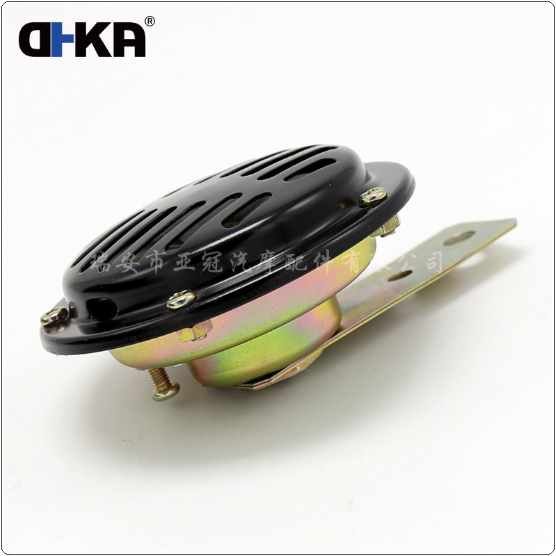 DHKA Yaguan-AS010 en stock 90mm en forma de cuenca coche eléctrico cuerno 12V eléctrico cuerno tweeter