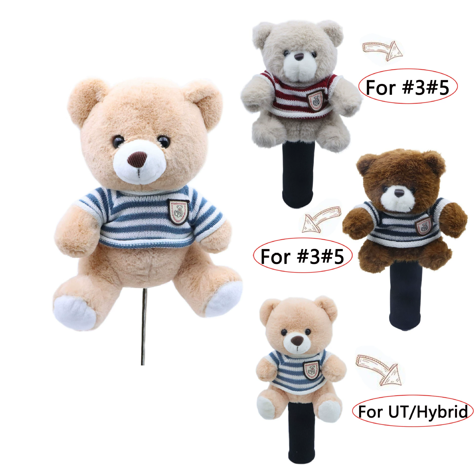 Гольф деревянный полюс чехол для гольфа