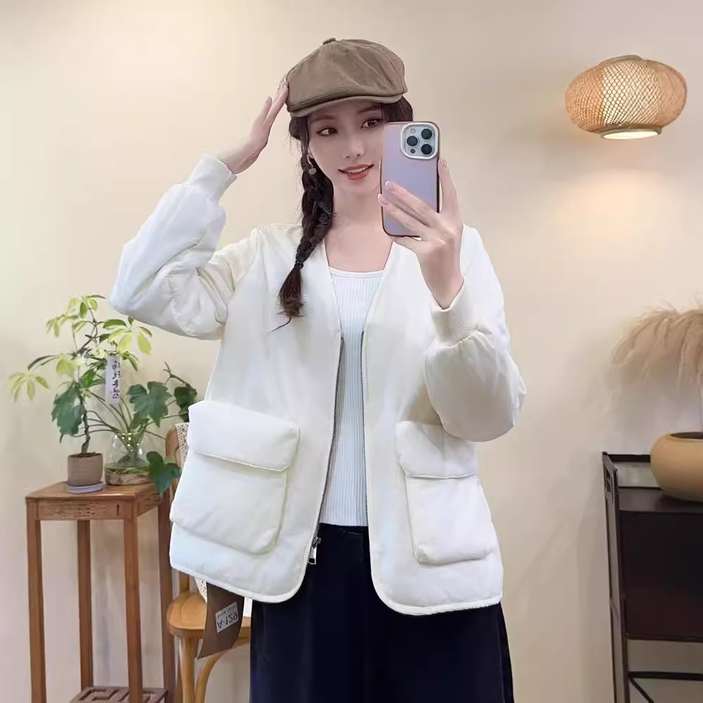 Winter thin solid color cardigan