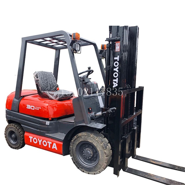 供应3吨5吨丰田叉车 6fd30 三门架 升高 4.3米带侧移器 Toyota