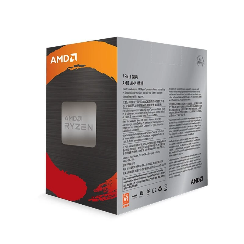 Процессор AMD 5000 Series Rylang R9 5950X CPU AM4 интерфейс в коробке