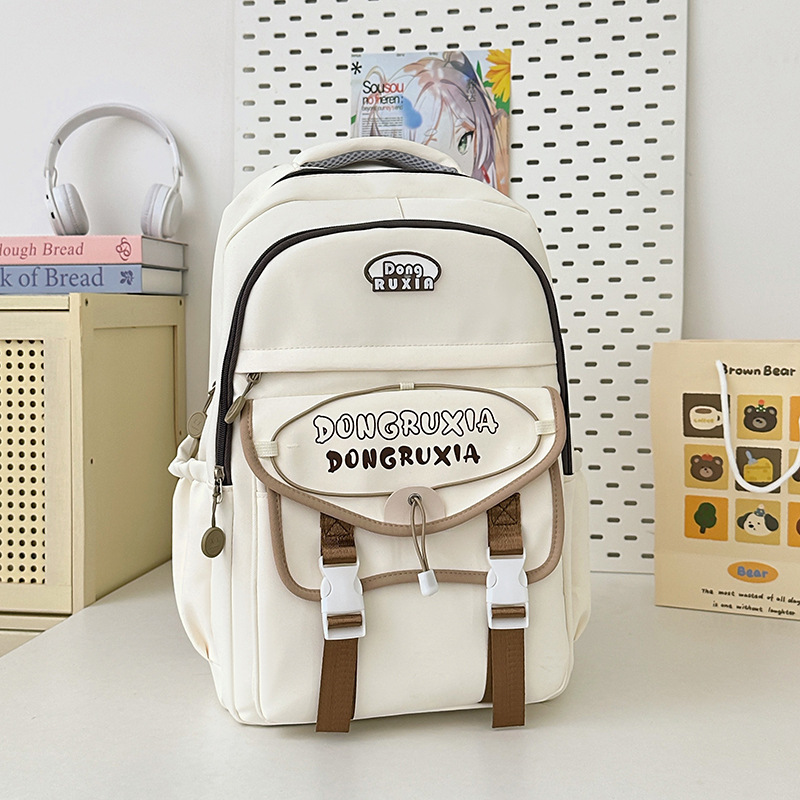 Comercio exterior mochila de alto valor para mujer al por mayor escuela secundaria, escuela secundaria, estudiante universitario, mochila de estilo universitario, mochila de viaje de gran capacidad