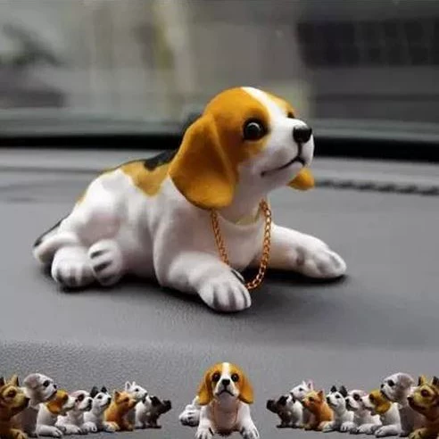 Автомобиль качая головой кукла качая головой собака автомобильные аксессуары украшение автомобиля счастливые товары для интерьера милый креативный высококачественный