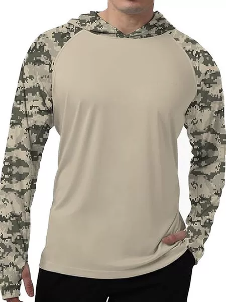 Outdoor Summer Fishing Sun Protection Clothing, Quick-Dry Face-Covering Fishing Wear, Ice Silk Lure Fishing Thin Breathable Cross-Border Men's Clothing