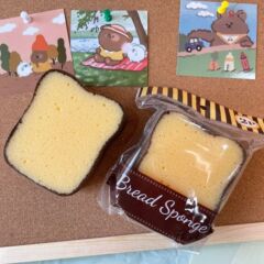 可愛吐司麵包洗碗海綿吸水廚房用品清潔刷鍋刷碗神器魔力擦BH055