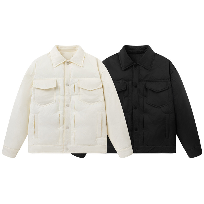 Velvet winter Japanese retro down jacket