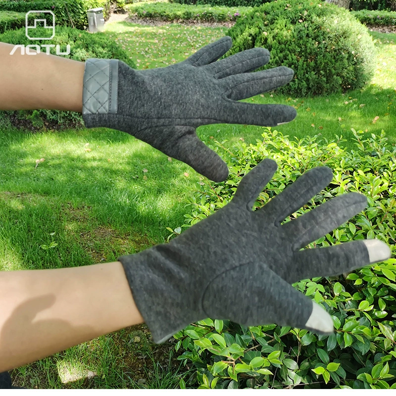 Вогнуто-выпуклые уличные осенне-зимние виды спорта мужские теплые перчатки на флисовой подкладке для катания на лыжах и велосипедах теплые перчатки с сенсорным экраном