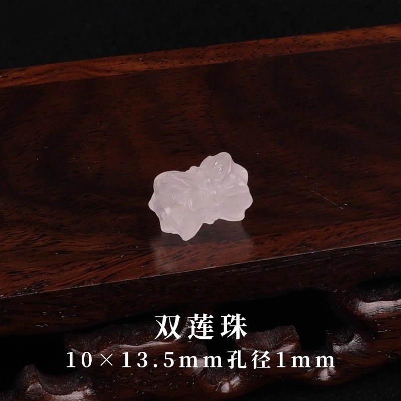 Cen 天然ホワイトクリスタル diy アクセサリーペンダントルースビーズ九尾キツネペンダントブレスレットブレスレット小さなドロップアクセサリー|undefined
