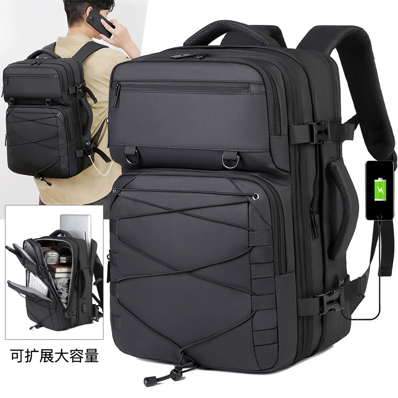 Casual Backpack, Large Capacity, Business Commuter Computer Backpack, Storage Bag, Travel Bag, Male College Student School Bag