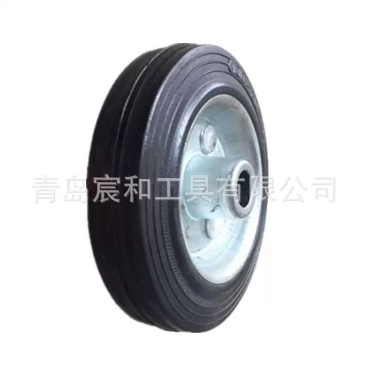 厂家生产4寸5寸胶粉轮实心轮静音脚轮 童车小型轮 电商专用