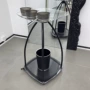 美容院美发不锈钢工具推车