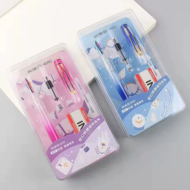 HERO, fresh changeable pen for students, gradient