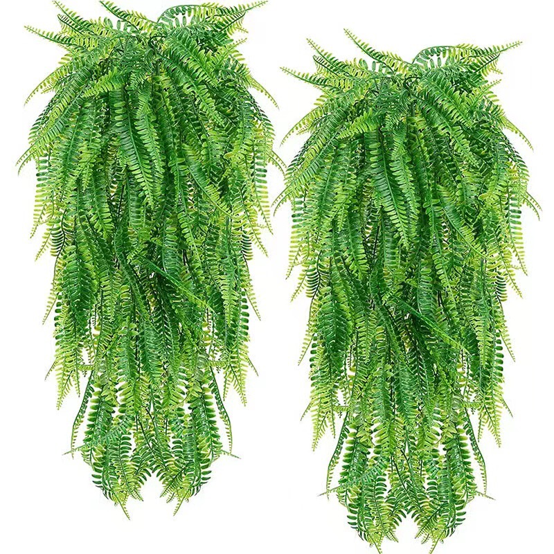 Cross-border artificial wall hanging artificial plant Boston Fern Persian grass vine hanging Ivy decorative green plant