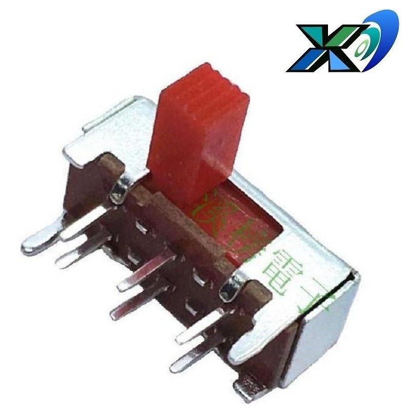 小家电两位拨动开关侧插 电器两档滑动开关侧拨 两档两档拨码开关