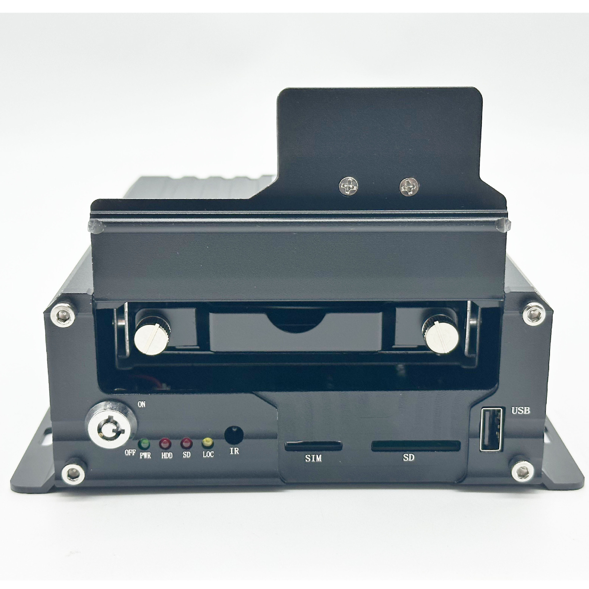 6路 1080P 高清录像 实时&循环录像 SD 卡&硬盘 车载网络录像机