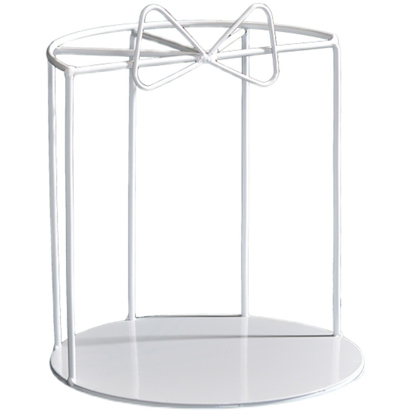 Blanco de metal de hierro postre decoración de la Mesa soporte de la tarde Europea pastel de té merienda stand comida fría té romper la Mesa image 6