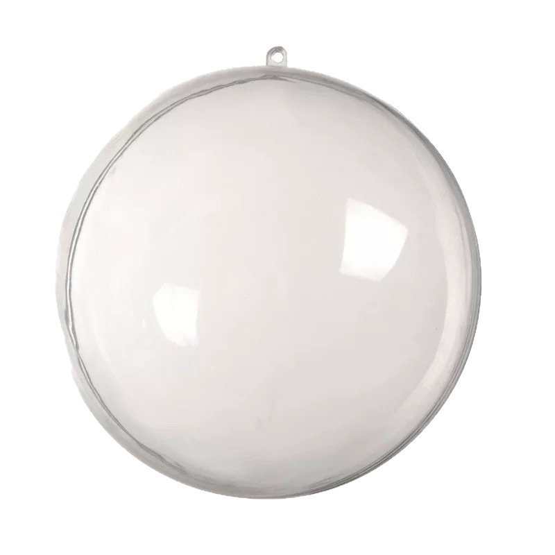 Bola Transparente Hueca de Decoración de Plástico PET para Navidad y Bodas image 5