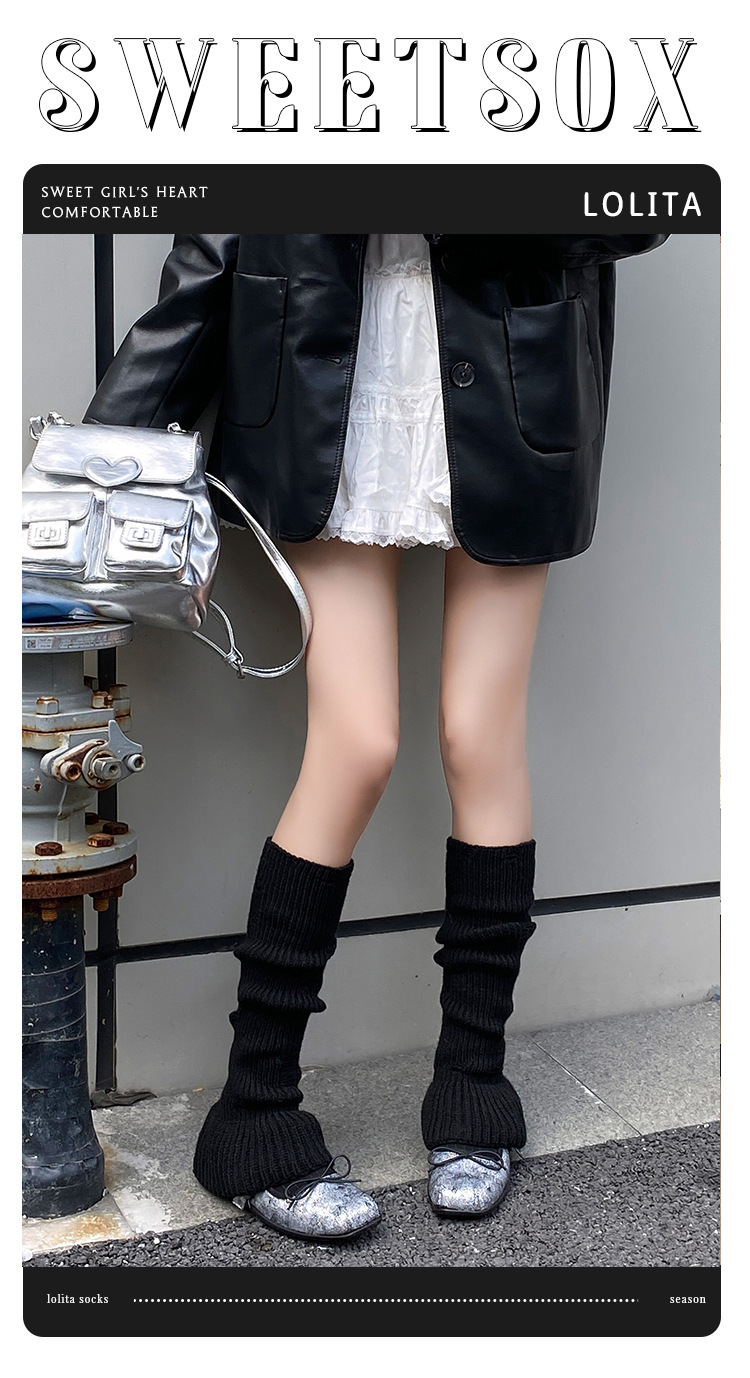 Scaldamuscoli Bootshang Calzini in cotone con fori Calzini a gamba svasata bianchi da donna per autunno e inverno Calzini spessi e caldi al polpaccio lavorati a maglia_voghion.com